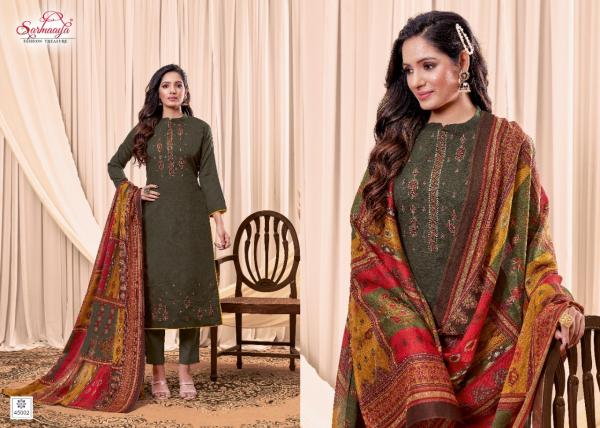 Sarmaaya Rihana Lawn Cotton Designer Dress Material